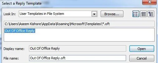 Cách đặt tin nhắn trong Outlook 9 trả lời triển vọng mẫu
