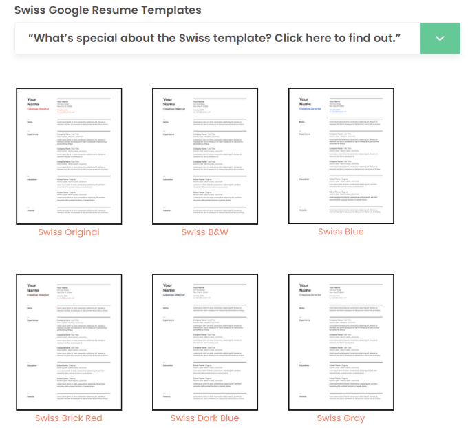 3 trang web để tìm mẫu sơ yếu lý lịch Google Docs miễn phí 2 3 trang web để tìm mẫu sơ yếu lý lịch Google Docs miễn phí