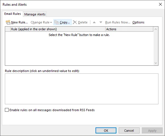 Tự động di chuyển email vào các thư mục trong Outlook bằng Rules 3 Tự động di chuyển email vào các thư mục trong Outlook bằng Rules
