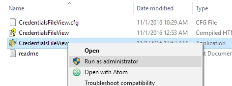 Cách tìm mật khẩu ẩn và lưu trong Windows 7 run-as-admin