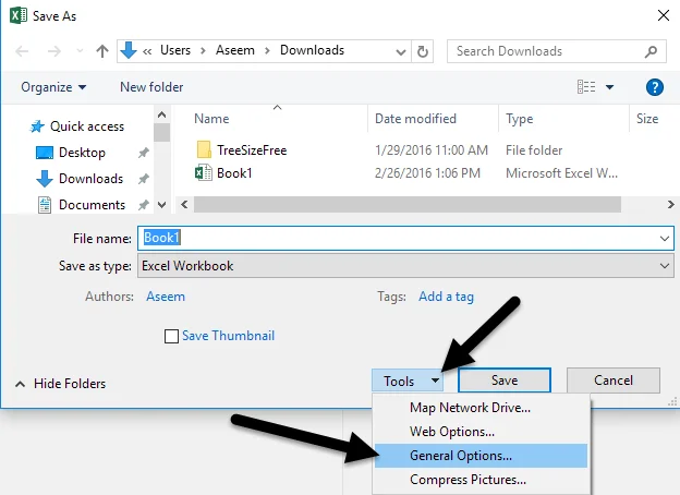 Cách sử dụng các tính năng AutoRecover và AutoBackup của Excel 7 lưu dưới dạng excel
