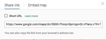 chia sẻ bản đồ liên kết