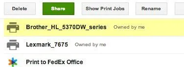 Chia sẻ máy in
