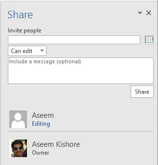 Cách chia sẻ hoặc cộng tác trên một tài liệu Word với người khác 4 chia sẻ tài liệu