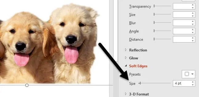 Cách xóa hình nền 9 làm mềm cạnh