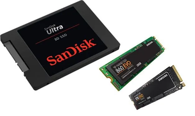 SATA 3 vs M.2 vs NVMe - Tổng quan và so sánh