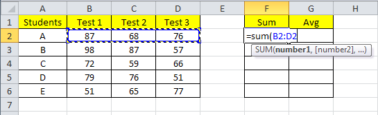 Hướng dẫn cơ bản về Microsoft Excel - Học cách sử dụng Excel (Phần 1) 18 tổng giá trị