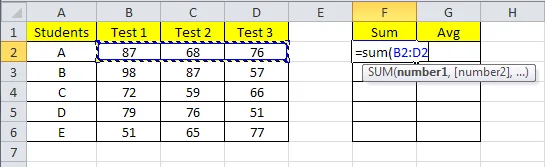 Hướng dẫn cơ bản về Microsoft Excel - Học cách sử dụng Excel (Phần 1) 18 tổng giá trị