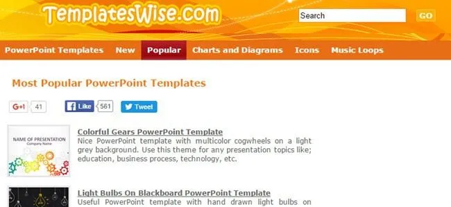 10 trang web tuyệt vời cho các mẫu PowerPoint miễn phí 8 sampleswise