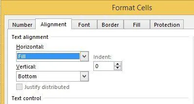 Cách ẩn trang tính, ô, cột và công thức trong Excel 18 căn chỉnh văn bản ngang