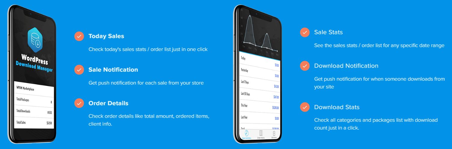 tính năng WordPress Download Manager Pro