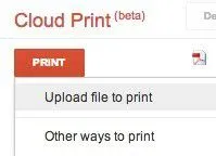 Tải lên tập tin in