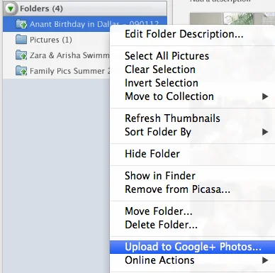 Cách thiết lập Picasa với Google+ Photos