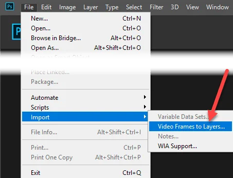 Cách tạo GIF từ video bằng Photoshop CC