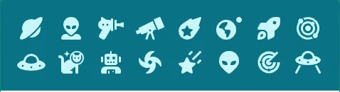 Font người ngoài hành tinh - Font Awesome Pro