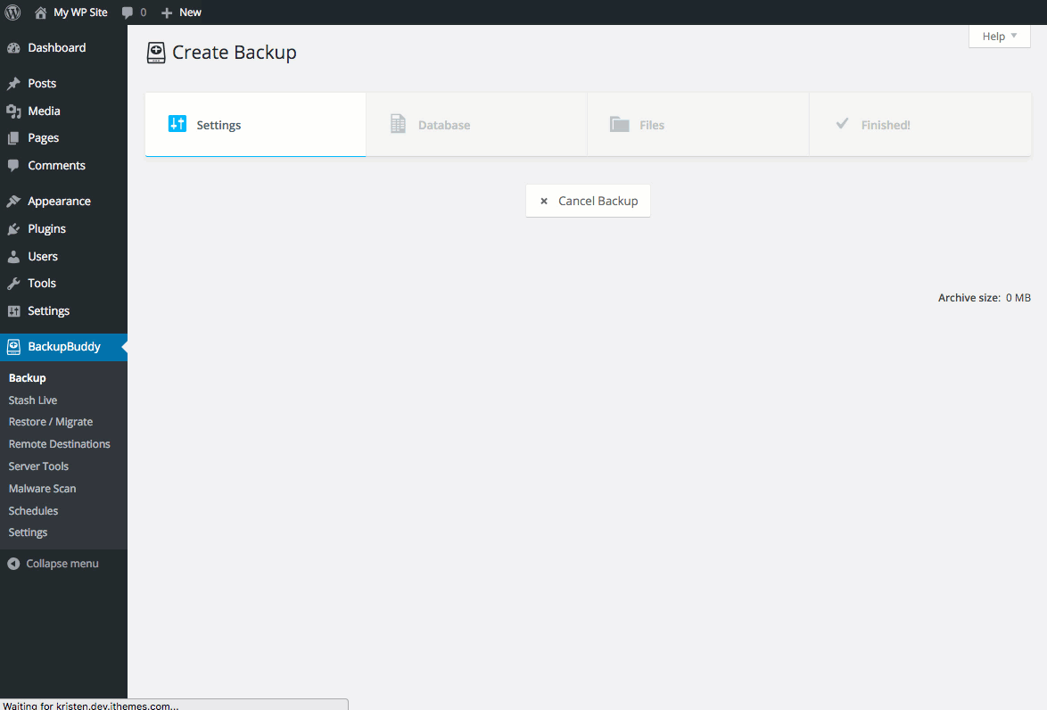 Tính năng BackupBuddy Plugin