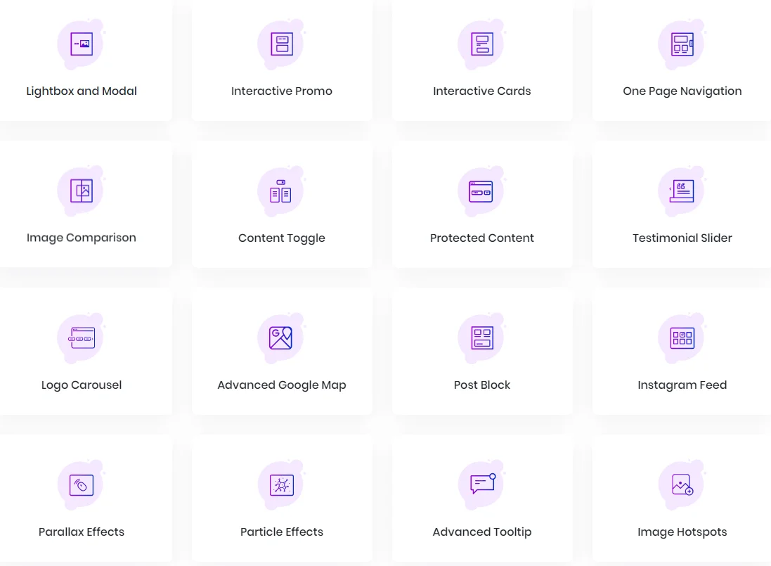 Tính năng Essential Addons for Elementor