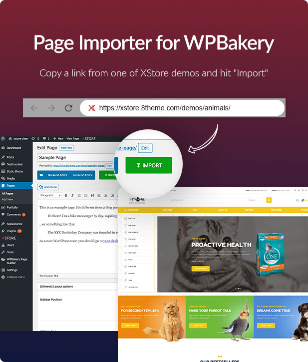 Tính năng XStore theme