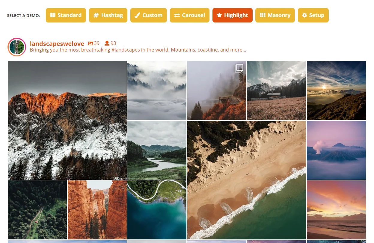 Custom Instagram Feed Pro v6.8.1 NULLED - Nguồn cấp dữ liệu Instagram cho WordPress 1 Tính năng cao cấp Instagram Feed Pro Plugin