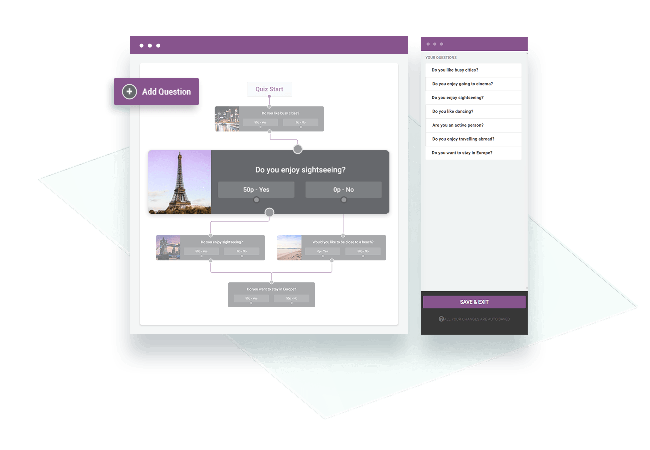 Tính năng câu đố - Thrive Quiz Builder Plugin