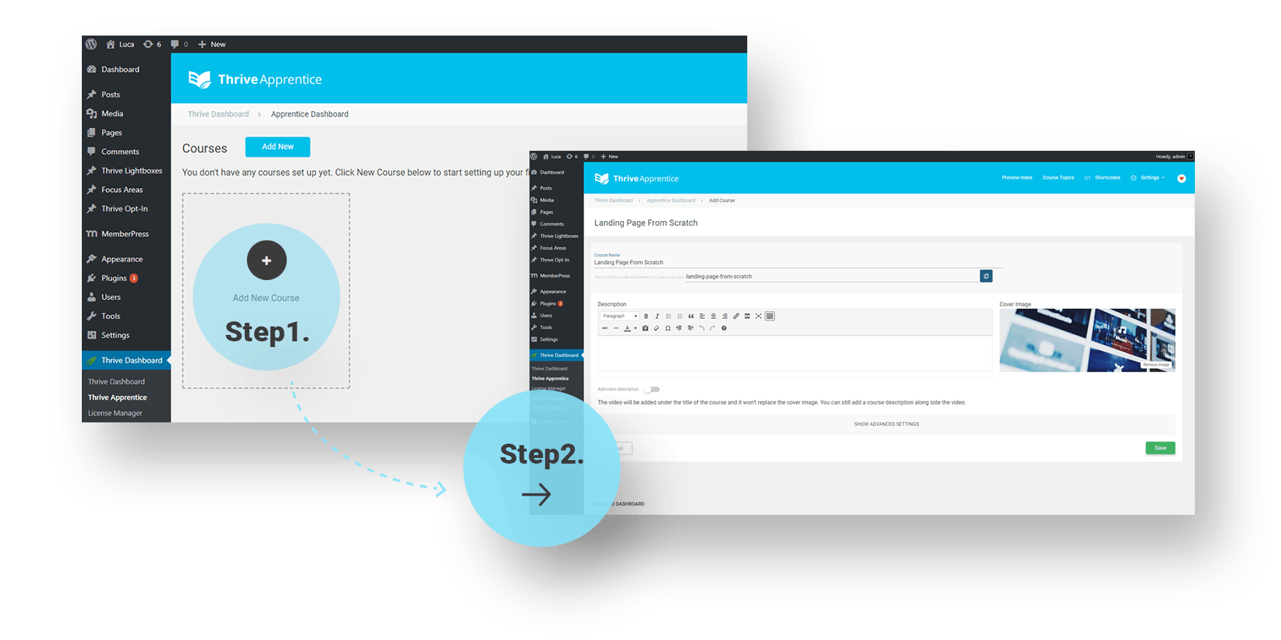 Tính năng nổi bật Thrive Apprentice Plugin