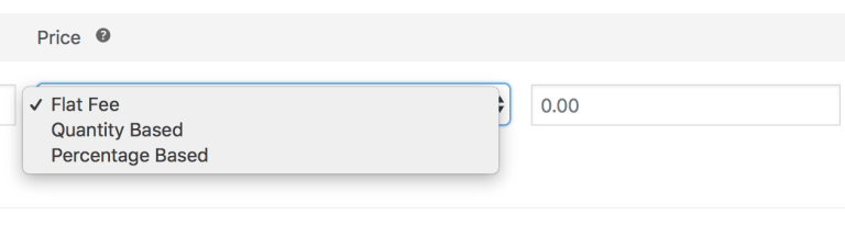 Flat fees - WooCommerce Product Add-ons