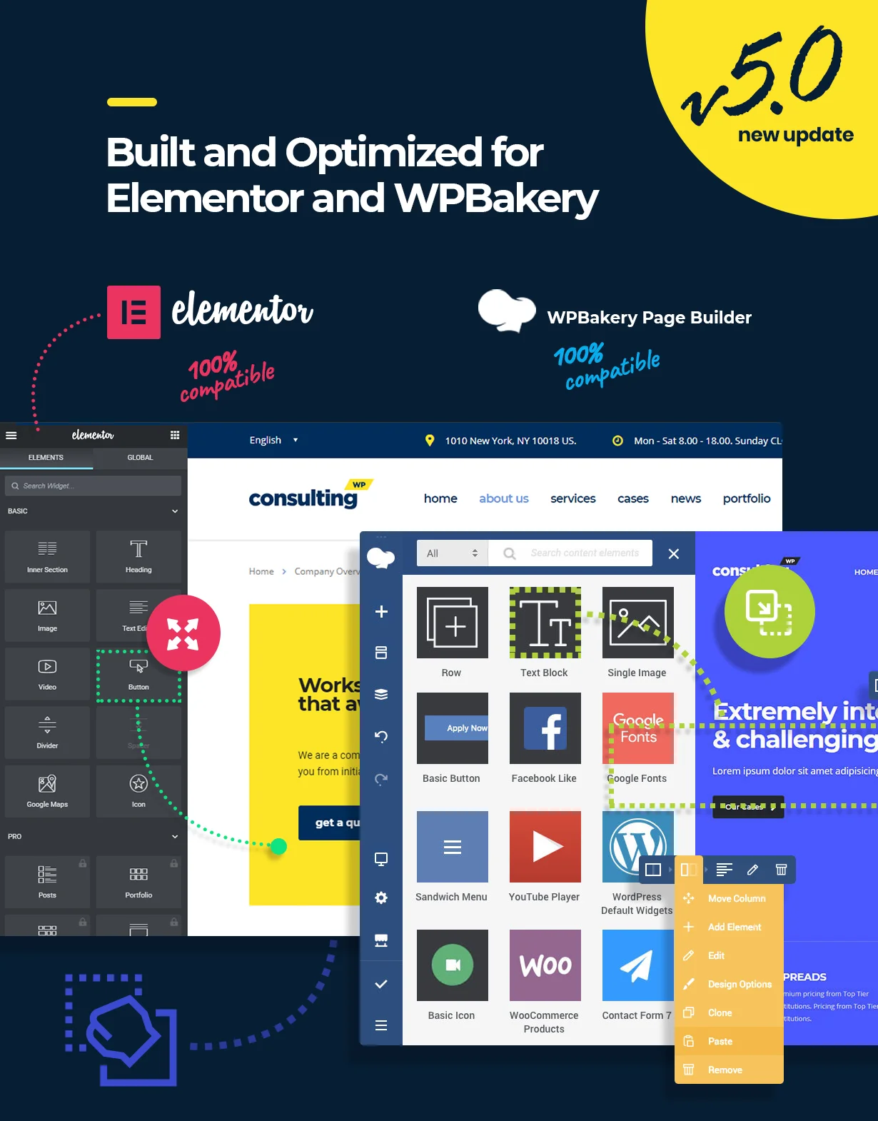 Tính năng nổi bật Consulting theme