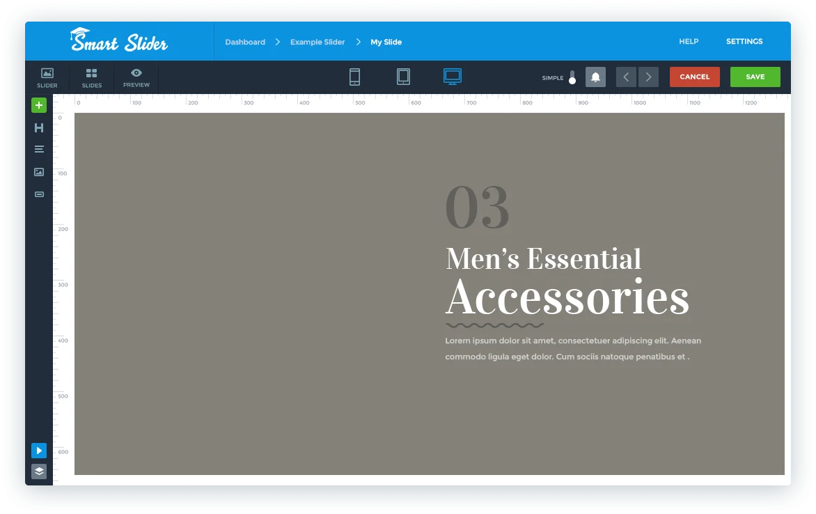 Tính năng plugin Smart Slider 3 PRO
