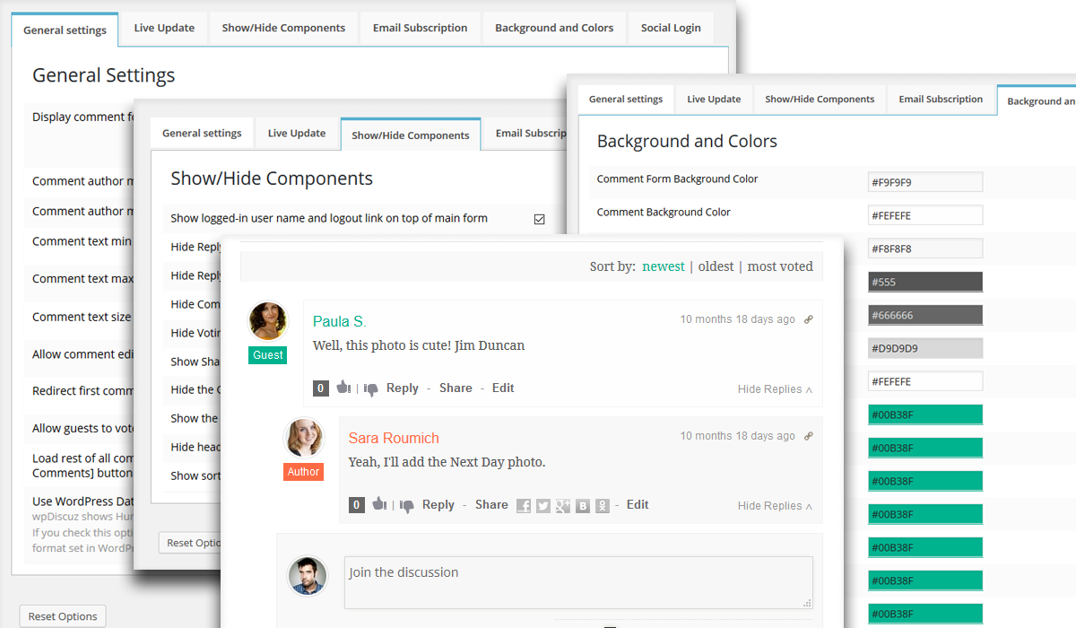 Tính năng wpDiscuz Premium - WordPress Comment Plugin