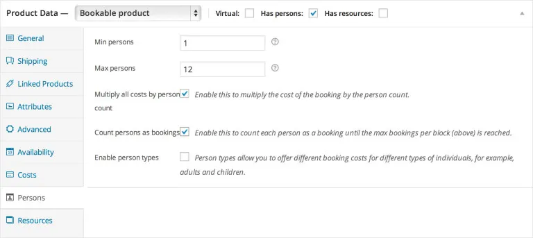 bookings multiperson - WooCommerce Bookings
