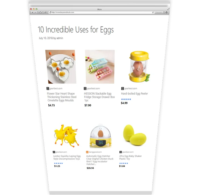 Affiliate Egg Plugin