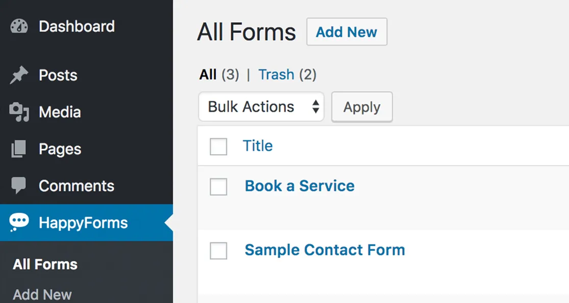 HappyForms Pro plugin