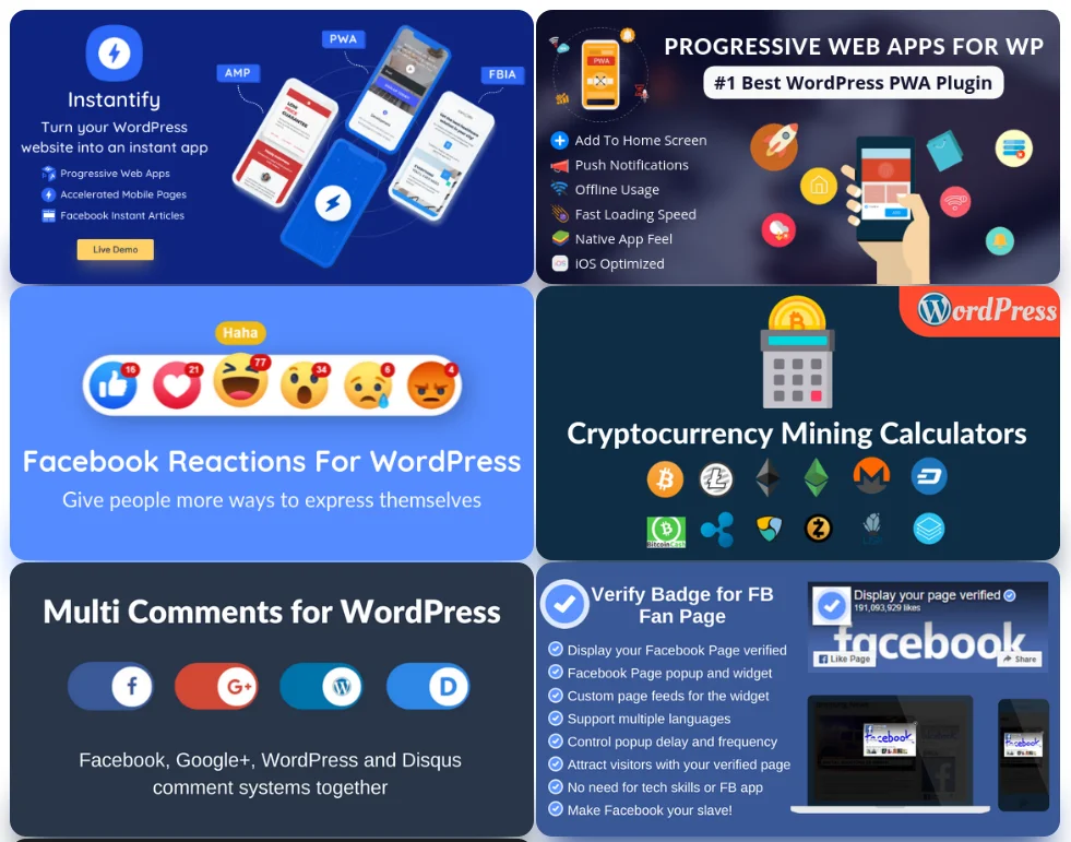 Instantify v6.4 - PWA & Google AMP & Facebook IA for WordPress 1 Instantify - PWA & Google AMP & Facebook IA for WordPress