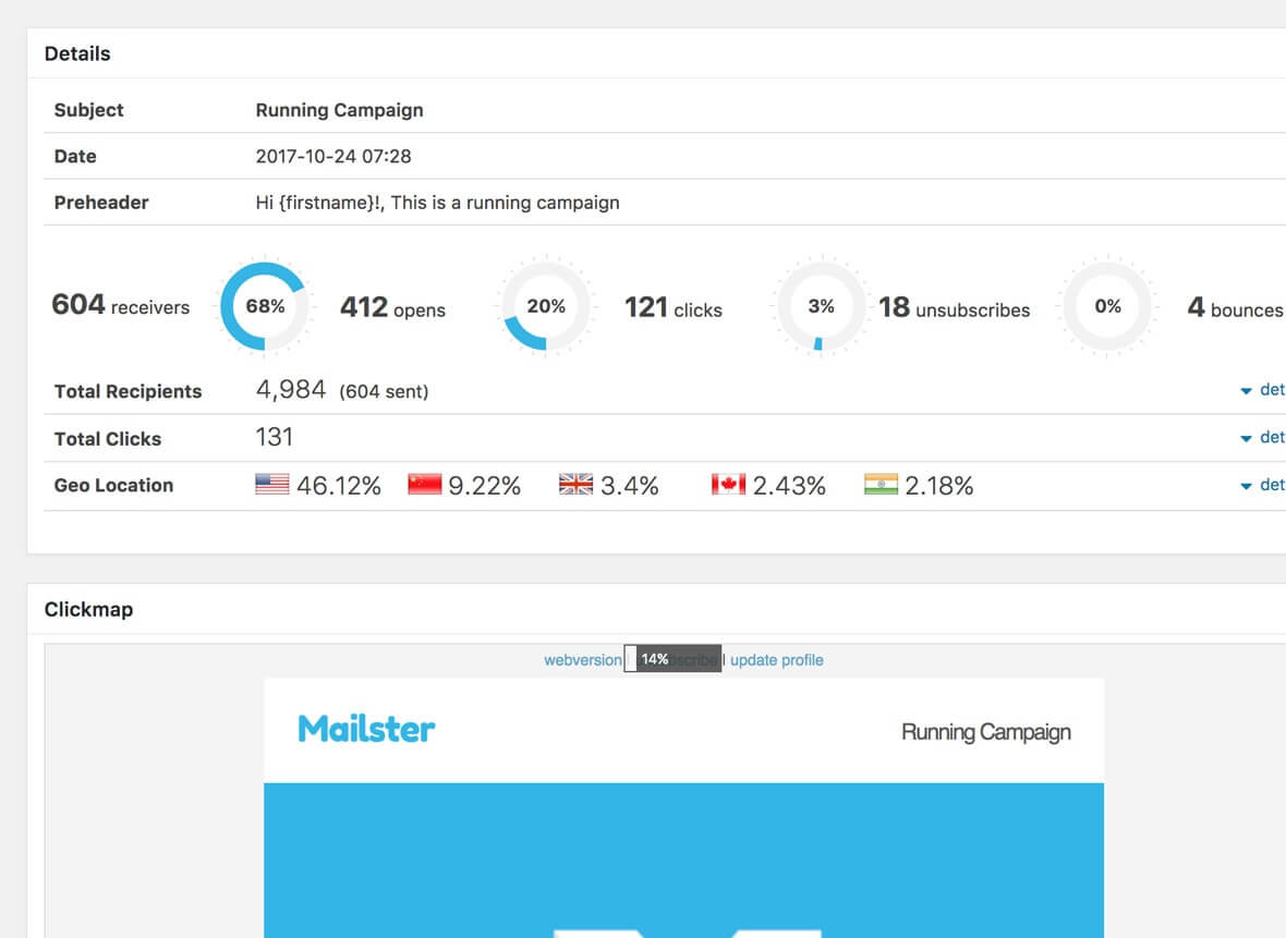 Mailster plugin