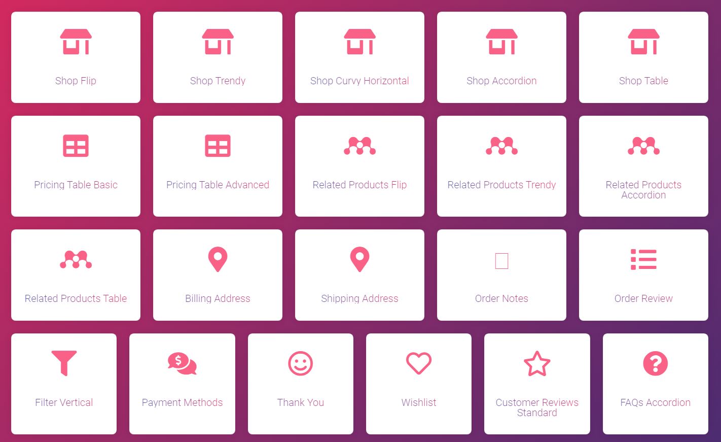 Premium Widgets - Woolementor Pro