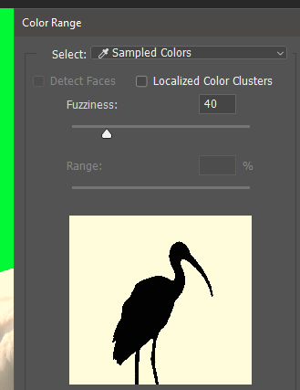 color-range-selector-photoshop - Mẹo công nghệ trực tuyến Cách thêm nền vào ảnh màn hình xanh hoàn hảo trong Photoshop ảnh 4
