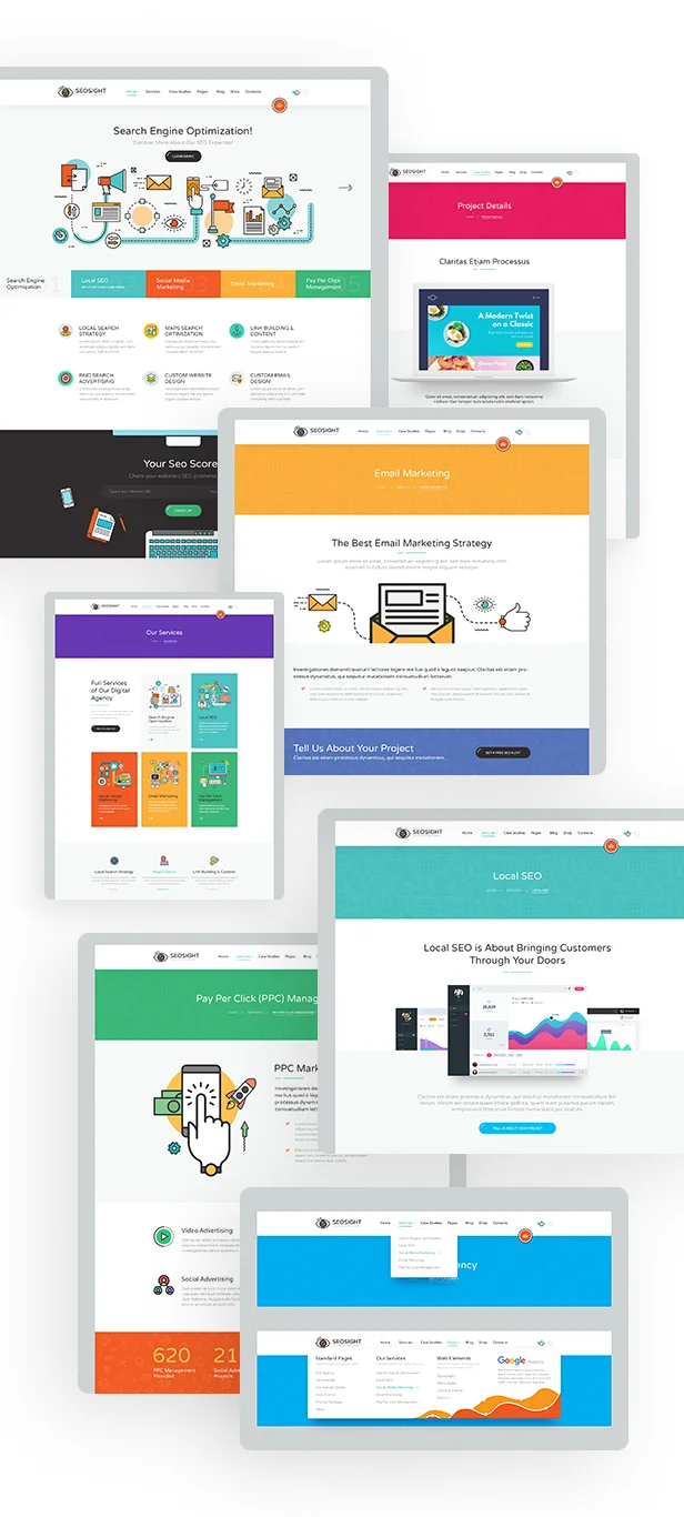 SEO Theme với thiết kế chất lượng cao