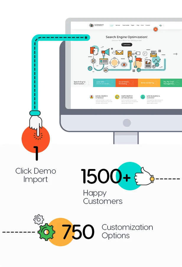 Theme với các tùy chọn đơn giản