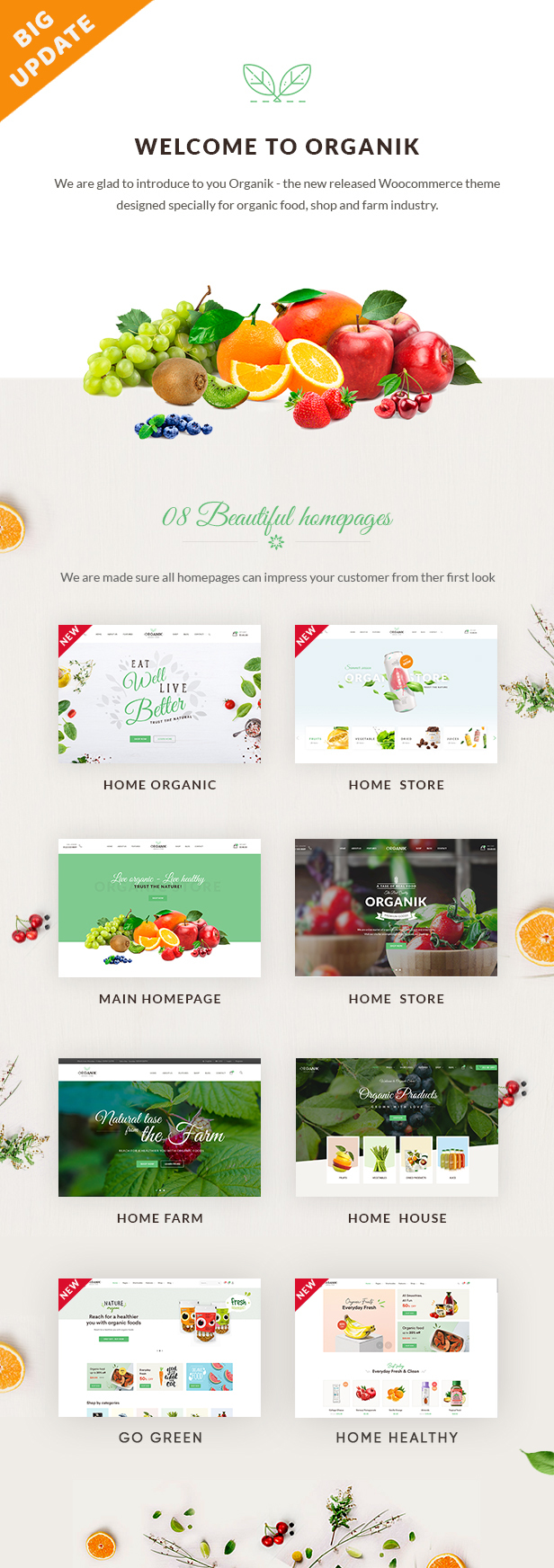 Thực phẩm hữu cơ WordPress Theme