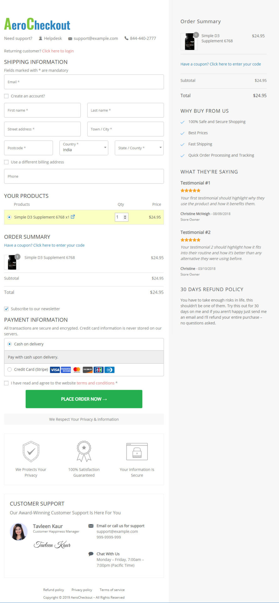 AeroCheckout WooFunnels