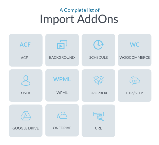 Woo Import Export - Import Addons