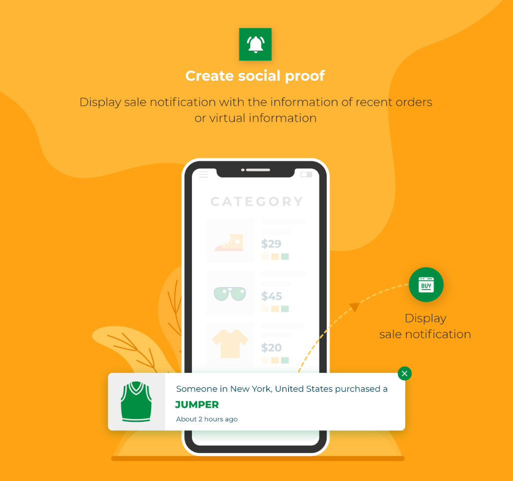WooCommerce Notification v1.4.6 | Boost Your Sales - Live Feed Sales - Recent Sales Popup - Upsells 1 WooCommerce Notification - Boost Your Sales