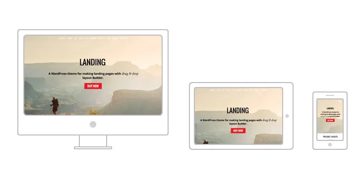 Themify Landing WordPress Theme v1.6.3 35 thiết kế cộng hưởng