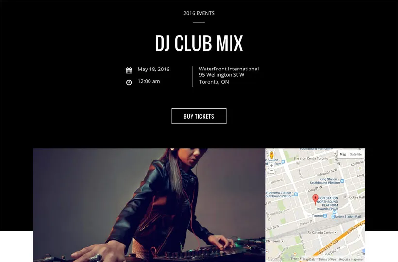 Themify Landing WordPress Theme v1.6.3 42 loại bài sự kiện