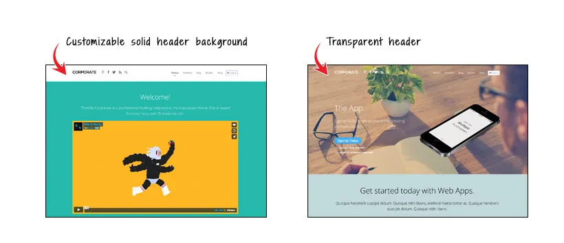 Themify Corporate v2.0.5 - Business & Portfolio WordPress Theme 22 ảnh chụp màn hình