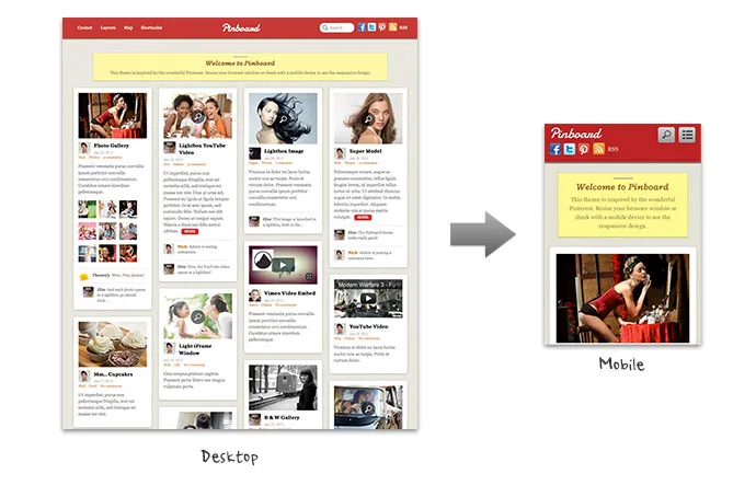 Themify Pinboard v5.6.1 - Responsive Pinterest WordPress Theme 7 ảnh chụp màn hình