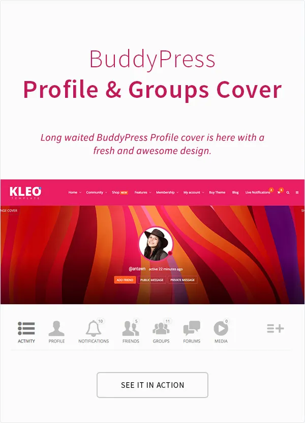 KLEO - BuddyPress tập trung vào cộng đồng, đa mục đích Theme - 13