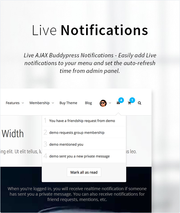KLEO - BuddyPress tập trung vào cộng đồng, đa mục đích Theme - 14
