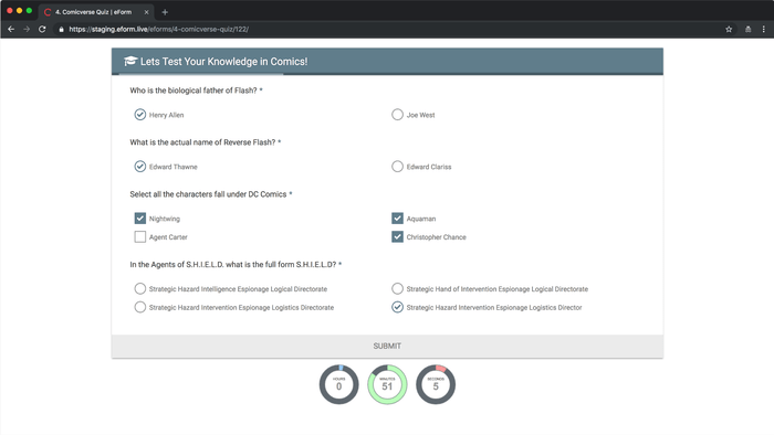 Automatic quiz tools