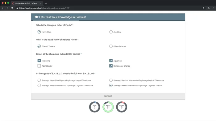 Automatic quiz tools
